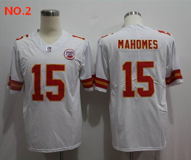 Men's Kansas City Chiefs #15 Patrick Mahomes Nike Jersey White;